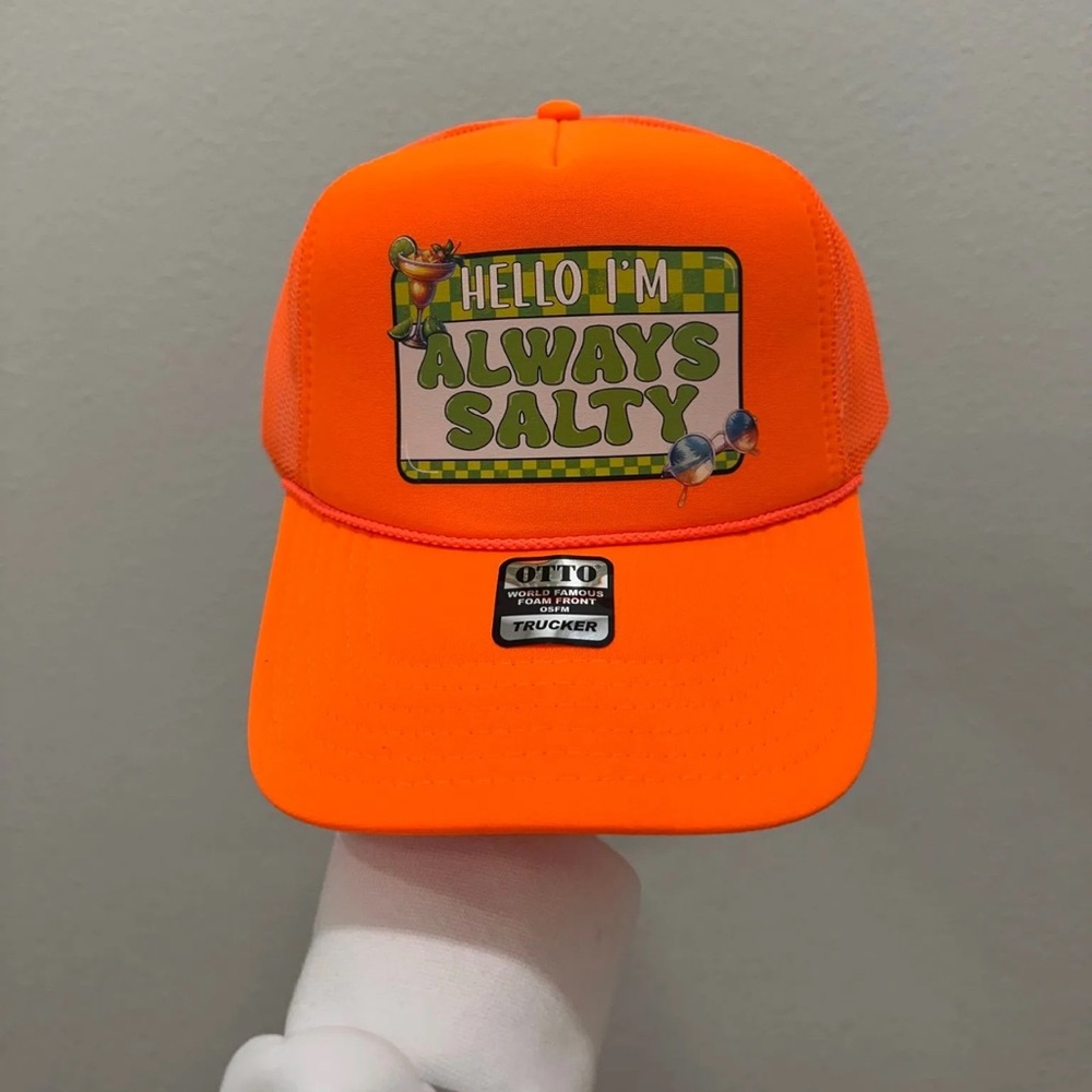 OTTO Bright Orange 'Always Salty' Cap